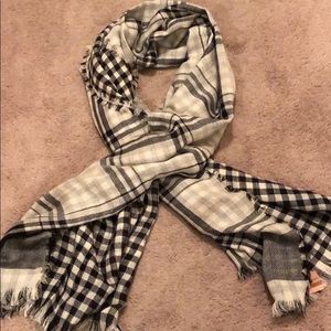 American Eagle Double Weave Plaid Scarf